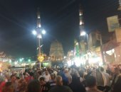 بالصور.. الآلاف يتوافدون على طنطا لحضور الليلة الختامية لمولد البدوى