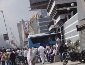 كثافة أمنية أمام الزمالك قبل النهائى الأفريقى