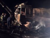 ننشر أسماء ضحايا حادث تصادم طريق سوهاج البحر الأحمر وتفحم 6 أشخاص