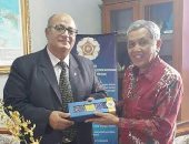 جامعة إندونيسية تكرم جمال شقرة لدوره فى تعزيز التبادل الثقافى بين البلدين