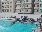 15 كلية و 150 طالب و طالبة يشاركون ببطولة السباحة بجامعة قناة السويس