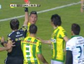 بالفيديو.. الدوري الأرجنتيني يشهد أغرب واقعة طرد "على مرتين"