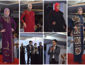 تصميمات جديدة للعباءة فى أول عرض أزياء للمحجبات فى مصر