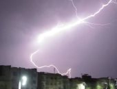قارئ يشارك بصور البرق والأمطار فى مدينة الغردقة