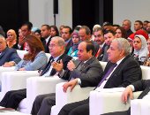 بالصور.. السيسى: " فيه ناس بتشتغل بكل قوة لهدم مصر"