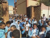 خروج طلاب "الثانوية العسكرية" ببورسعيد بعد انتهاء اليوم الدراسى