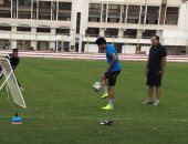 بالصور.. محمد إبراهيم يبدأ تدريبات الكرة استعدادا للعودة إلى الزمالك