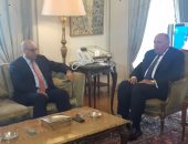 سامح شكرى: المصلحة الرئيسية لمصر  تتمثل فى دعم توافق الأطراف الليبية