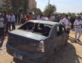مصدر: تهشم 7 سيارات نتيجة انفجار مدينة نصر.. و"المفرقعات" تمشط موقع الحادث