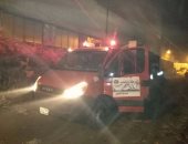 بالصور والفيديو.. 3 سيارات اطفاء للسيطرة على حريق جراج البلدية بطنطا