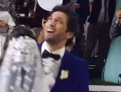 شاهد.. رقصة إيمى سمير غانم وحسن الرداد فى حفل زفافهما