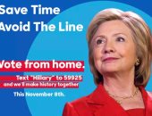 "تويتر" يحذف تغريدات تقنع المستخدمين بالتصويت لكلينتون بالرسائل النصية