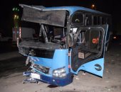 "الصحة": 14 مصابًا فى حادث تصادم أتوبيس طريق "قنا - سوهاج"