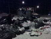 بالصور.. مواطن يشتكى من تراكم القمامة فى شوارع مدينة بدر