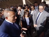 الآثار تستعرض خطة تطوير منطقة هضبة الأهرامات أمام الوفد البرلمانى