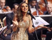 أنغام تنشر فيديوهات من حفلها بمهرجان الموسيقى العربية