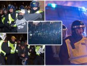 الشرطة البريطانية تفض احتجاجا لجماعة "أنونيموس" بلندن وتعتقل 50 متظاهرا