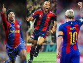 شاهد.. سحر الأساطير وإبداع النجوم بأجمل 10 أهداف فى تاريخ برشلونة