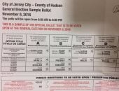 ننشر صورة بطاقة الاقتراع فى الانتخابات الرئاسية الأمريكية 