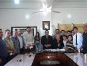 وكيل تعليم شمال سيناء يلتقى 8 طلبة موهوبين بالعريش لبحث مطالبهم