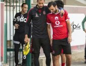 عماد متعب ينتظم فى مران مستبعدى الأهلي عن مواجهة الإنتاج