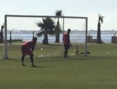 محمد صبحى يشارك فى مران المنتخب العسكرى لزيادة الجرعة التدريبية