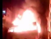 حريق ضخم فى مستشفى العارضة العام بمدينة جازان السعودية