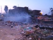 شكاوى من حرق القمامة بشارع مسجد الهدى فى بشتيل