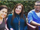 إنجى وجدان تنشر صورة من كواليس فيلم "آخر ديك فى مصر" مع محمد رمضان