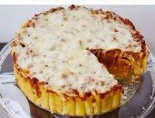 بالصورة و الخطوات .. طريقة عمل فطيرة المكرونة بالجبنة الإيطالية