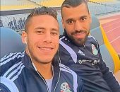 فريق عبدالله السعيد يتعادل مع رمضان صبحى بضربة جزاء فى تدريب المنتخب 