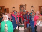 بالصور.. طلاب المنوفية يتحدون دعوات التظاهر بزيارة لمتحف السادات