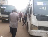 بالصور.. تشغيل خط سيرفيس بمدينة منوف لمواجهة تعريفة الركوب المرتفعة