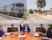 الرئيس يبحث الارتقاء بمنظومة النقل.. السيسى يوجه بمواصلة تحديث المترو والسكك الحديدية والارتقاء بالخدمات المقدمة للمواطنين.. ويشدد على تطوير المزلقانات ودراسة مشاركة القطاع الخاص فى مشروعات النقل العام
