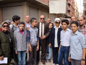 وكيل تعليم الغربية يتفقد حملة تجميل مدرسة سعد زغلول بطنطا