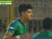 بالفيديو.. الشيخ يقود المقاصة للتقدم على المقاولون فى الشوط الأول