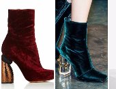 بالصور.. مش فساتين السهرة بس هى اللى "القطيفة" الأحذية لها نصيب