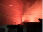 قارئة تشارك بفيديو لحريق بجوار مبنى محافظة الجيزة