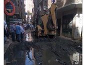 شكوى من انتشار مياه المجارى بشارع كابينة النور فى مدينة الخصوص