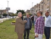 السكرتير العام الجديد لمحافظة الإسماعيلية يتابع أعمال التطوير بحى ثالث