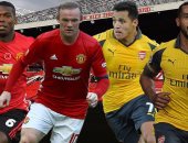 انطلاق قمة البريميرليج بين مانشستر يونايتد وأرسنال