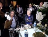 بالصور.. مرتضى منصور والثعلب وزادة فى حفل زفاف باسم مرسى