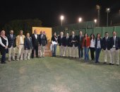  بالصور.. الصيد يكرم أبطال العالم لرماية الأطباق المروحية