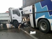 إصابة 4 فى حادث تصادم على طريق إسكندرية الصحراوى 