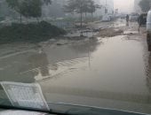 بالصور.. قارئ يشكو من غرق شوارع العمرانية بمياه الصرف الصحى