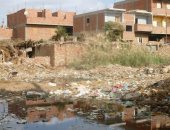 بالصور.. انتشار مياه الصرف والقمامة فى قرية الحمادية بالمنوفية