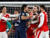 دورى الأبطال.. قمة أرسنال وسان جيرمان تنتهى بالتعادل فى غياب الننى  