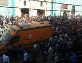 بالفيديو والصور.. الآلاف يشيعون جثمان الشهيد حسام حسن ببنى سويف