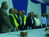 بالصور.. وزير الكهرباء يشيد بأداء العاملين بمحطة البرلس