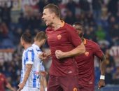 بالفيديو.. ثنائية دجيكو تتقدم لروما على بيسكارا فى الشوط الأول